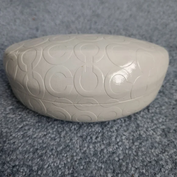 Coach Dark Purple Sunglasses With Logo - Picture 2 of 8